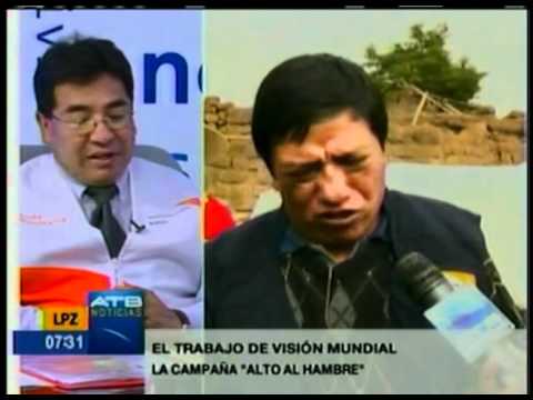 ATB entrevista a GROVER YEPEZ GERENTE DE AYUDA HUMANITARIA DE VISIÓN MUNDIAL