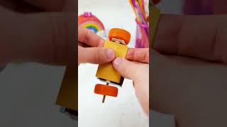 Cool! DIY Vacuum Cleaner From Paper - Easy Crafts for Kids 🤩 #papercrafts #diy