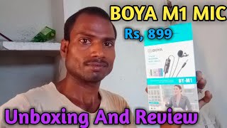 boya m1 mic unboxing | boya m1 mic review | boya mic |   boya mic unboxing | Arvind youtuber