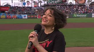 Funny Girl's Katerina McCrimmon | National Anthem for the San Francisco Giants by BroadwaySF 6,814 views 2 weeks ago 2 minutes, 29 seconds