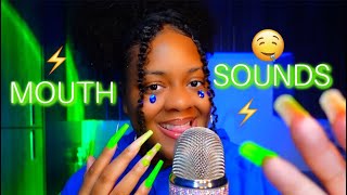 MOUTH SOUNDS ASMR 💚⚡✨| Fast & Aggressive Triggers for Tingle Immunity 🤤✨