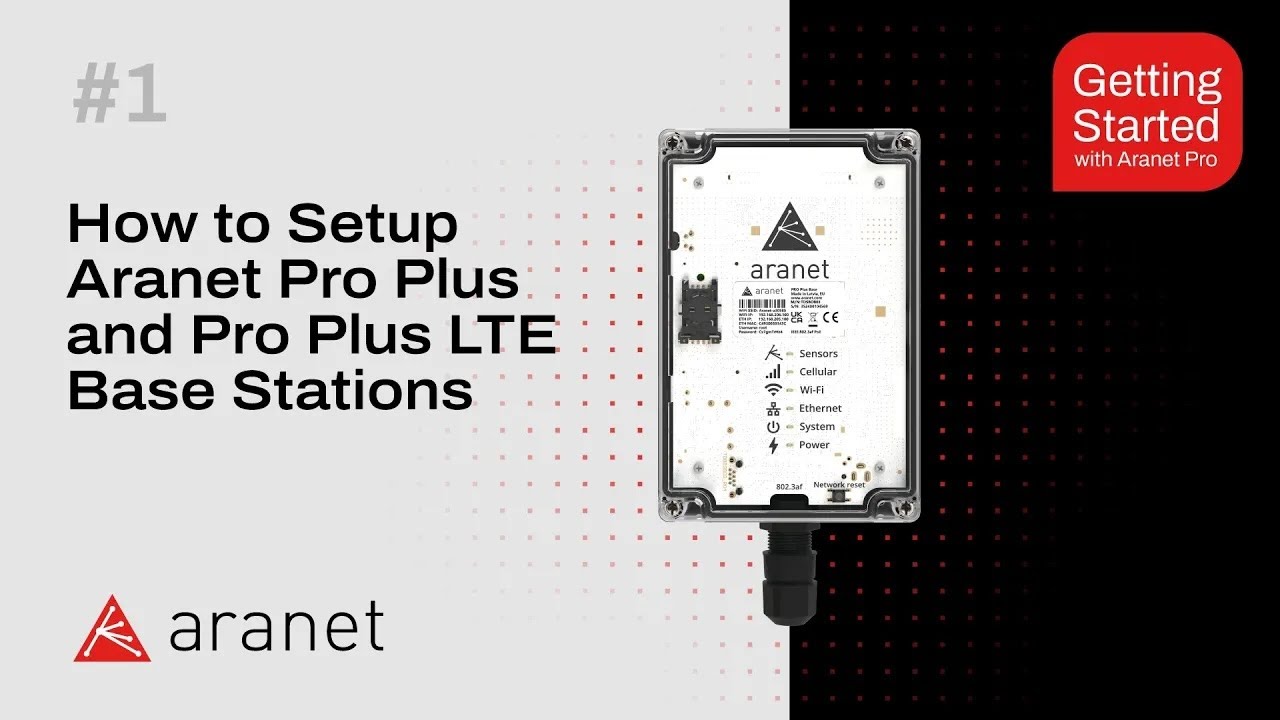 How to setup Aranet Pro Plus and Pro Plus LTE base stations