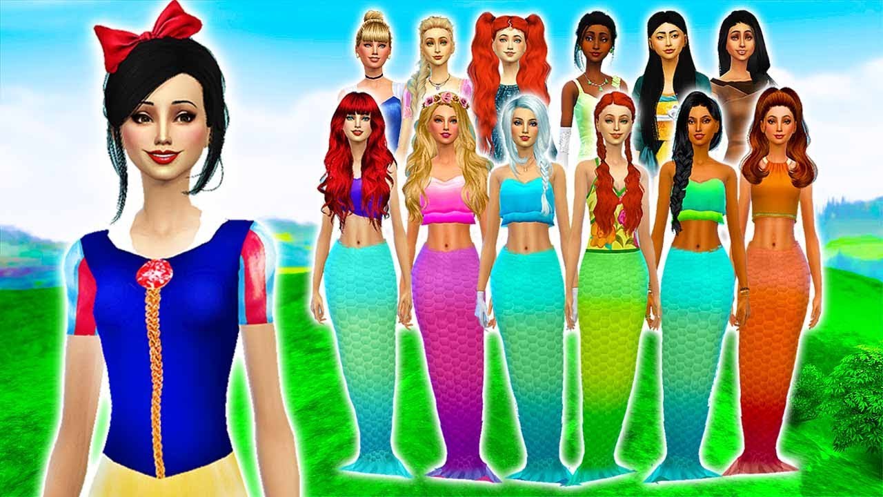 😍SNOW WHITE FINDS HER PRINCE CHARMING?🧜‍♀️ Sims 4 Disney Princess ...