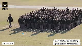 Fort Jackson's military graduation ceremonies ! 02/06/2025