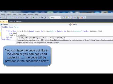 Visual Studio 2010 Tutorial - Text To Speach