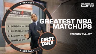 Stephens A-List Greatest Nba Matchups Bird Vs. Magic Jordan Vs. Isiah First Take