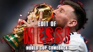 Messi World Cup Edit 4K Editzofronaldo