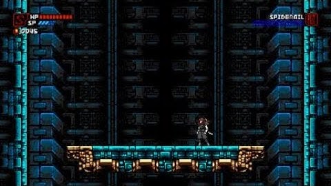 Cyber Shadow spiderail fight