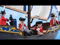Playmobil Pirate and Redcoat Caravel Ship, Bastion and Pirate Raiders with extra Pirate Figures