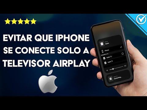 ¿Cómo evitar que mi IPHONE o IPAD se conecte solo a un televisor AirPlay