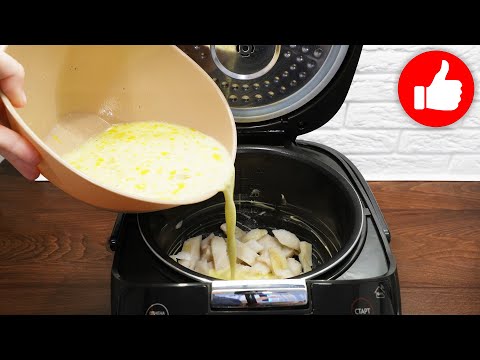 Ужин по-быстрому на каждый день! Который родные обожают! Рыба в омлете в мультиварке