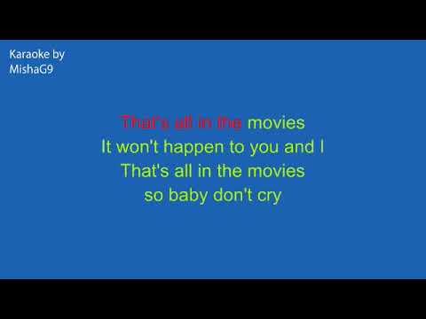 It's all in the movies - Merle Haggard - KARAOKE  Key: Amajor