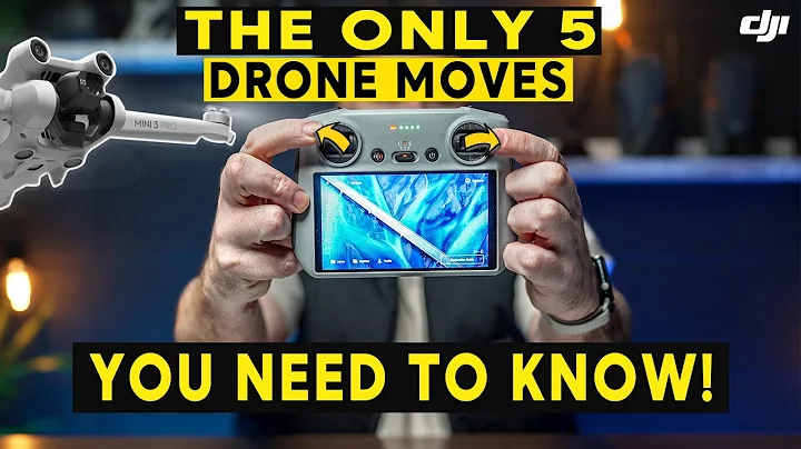 THE ONLY 5 DRONE MOVES YOU NEED TO KNOW - DJI Mini 3 Pro