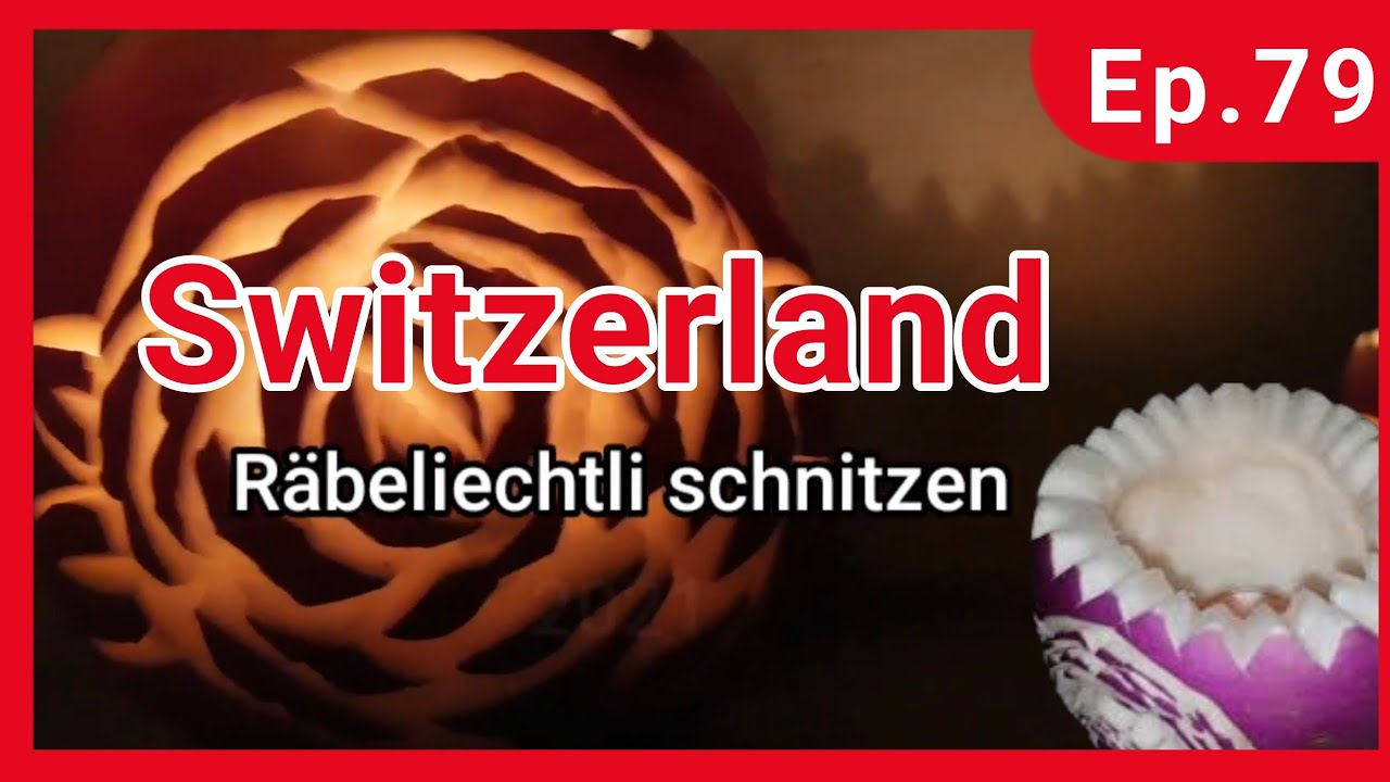 räbeliechtli schnitzen - YouTube