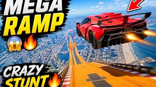 Mega Car Ramp Stunt 🚗🔥 | Crazy Mega Ramp Car Stunts Gameplay