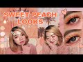 Beauty Glazed Colour Fusion Sweet Peach Makeup Looks Tutorial ❤🧡💛