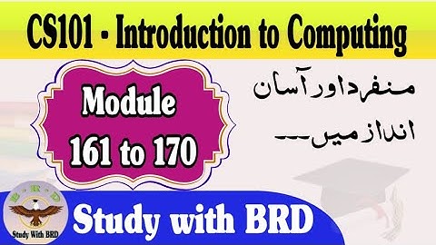 CS101 Lecture 161 to 170 | Introduction to Computing | CS101 Short Lectures