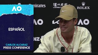 Carlos Alcaraz Press Conference in Espanol | Australian Open 2026