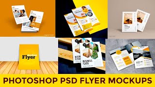 Flyer mockup free download | flyer mockup psd free download