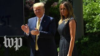 Trump, Melania participate in the Celebration of Military Mothers