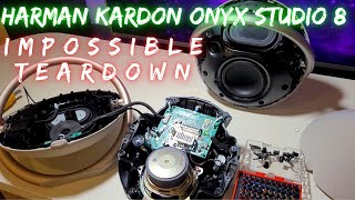 TAKE APART Harman Kardon Onyx Studio 8 IMPOSSIBLE Teardown without DAMAGE + Sound Test
