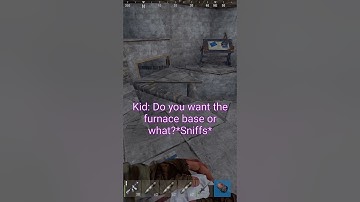 Making a kid cry over rust (accidentally)