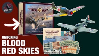 BLOOD RED SKIES - Unboxing Battle Of Midway Starter Set by Warlord Games screenshot 3