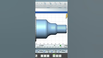CNC Profile turning simulation  #shorts#viral#youtubeshorts#youtube#cncmachine