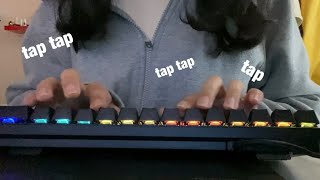 Keyboard Typing and Tapping up to Camera, No Talking, Lofi | ASMR screenshot 1