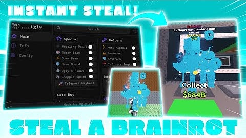 🔥Steal a Brainrot Script (2025 Pastebin) | 😱Instant Steal, Anti-Hit, Float, Speed Boost *NO KEY*🔮