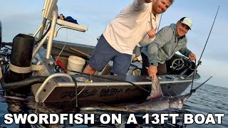 Swordfish on a 13ft Boat