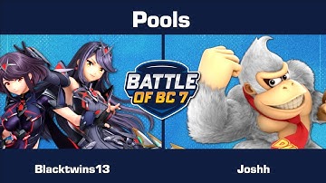 Blacktwins13 (Pyra/Mythra) vs Joshh (Donkey Kong) - Pools - Ultimate Singles | BoBC7