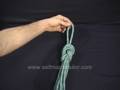 Quick Turn Knot - for securing a coil of rope