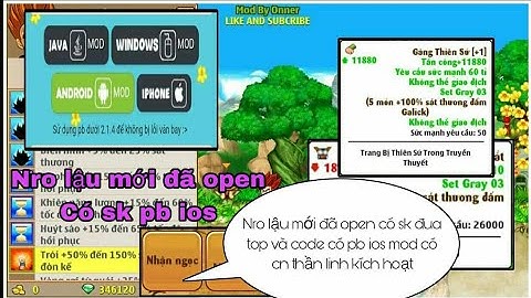 🎀Ngọc Rồng Lậu : Nro lậu đã open - có sk đua top và code - cn thần linh kh - có pb ios mod