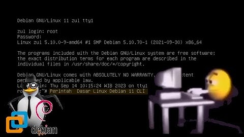 Perintah Dasar di Linux Debian 11 CLI!