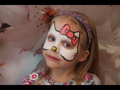 Hello Kitty Аквагрим Хелло Китти | Аквагрим для детей