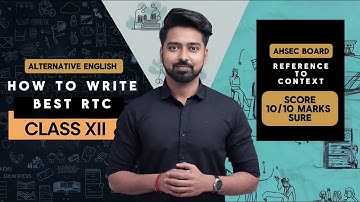 RTC ALTERNATIVE ENGLISH HARMONY|  |HOW TO WRITE GOOD RTC ANSWER| AHSEC 2024-25| GET 10/10 IN RTC XII
