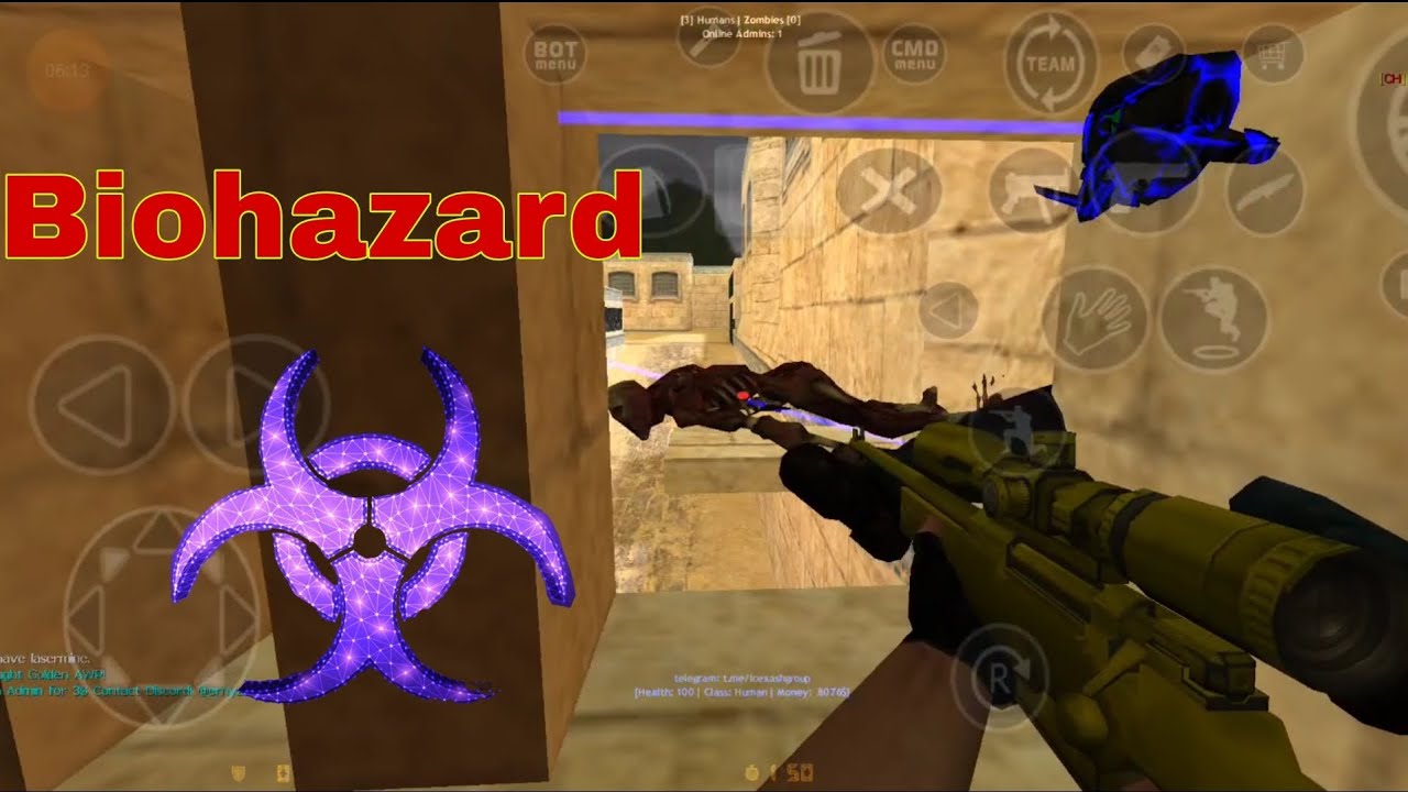 Cs1.6 Android Best zombie biohazard server (2024-2025)🎃🔥 - YouTube