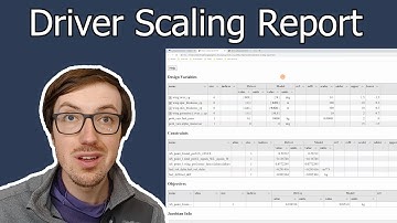 How to use the driver scaling report in OpenMDAO