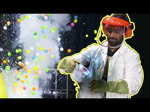 Exploding Ping Pong Ball Experiment!