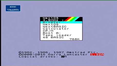 ZX Spectrum Next HDMI Flicker Problem