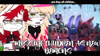 •|Hazbin hotel react to the missing children as new demons|•GACHA CLUB 🇧🇷/🇺🇸