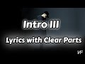 NF - Intro 3 - Lyrics with Clear Parts