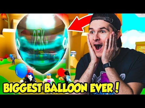 Making The Biggest Balloon In Roblox Balloon Simulator - roblox code balloon simulator