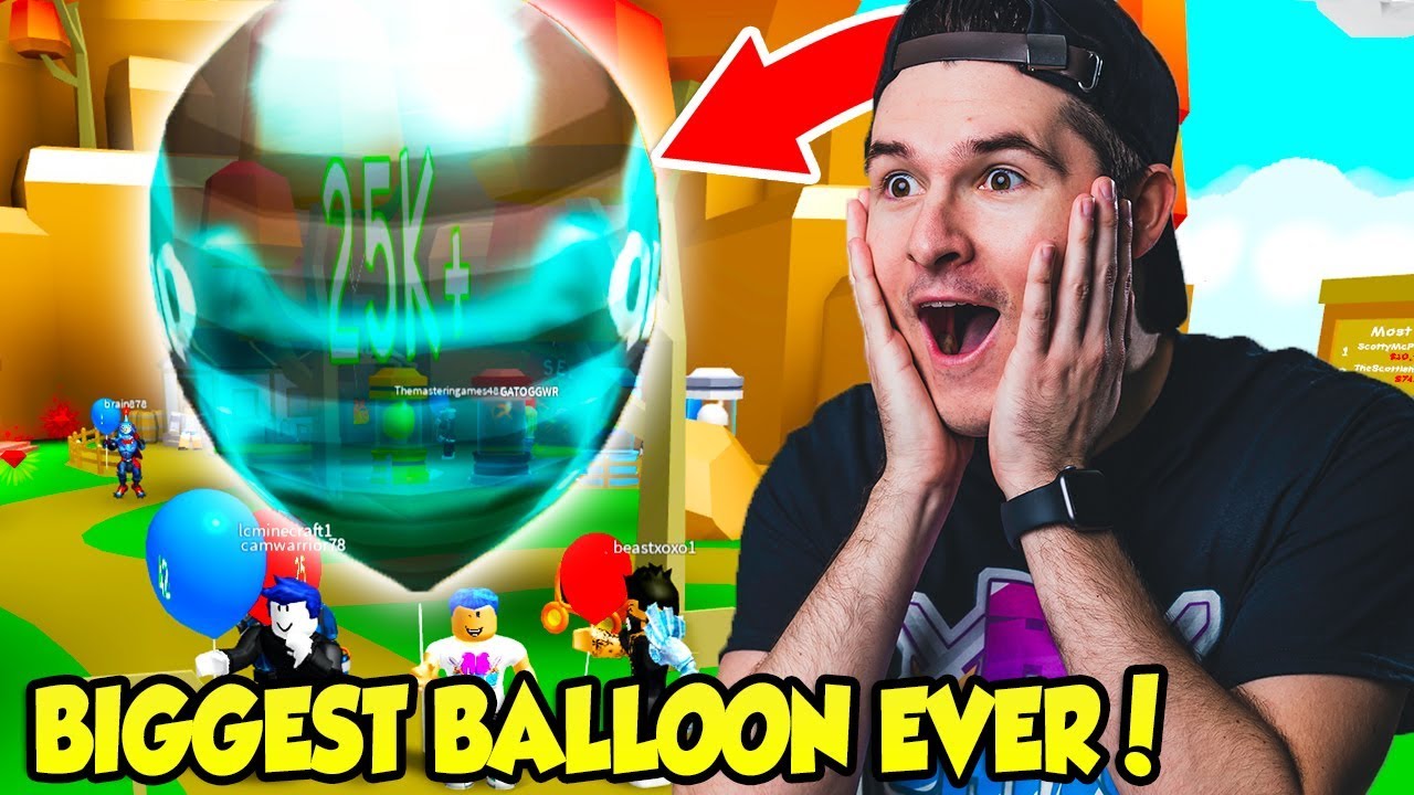 Blowing The Biggest Balloon Ever In Balloon Simulator Infinite Roblox Youtube - balloon simulator in roblox