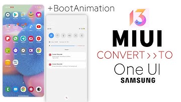#MIUI 13 to Samsung One UI customisation + BootAnimation