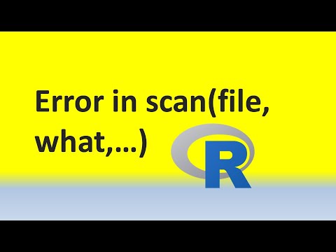 How to fix Error in scan(file, what, sep, quote, dec, : line  did not have elements in R)