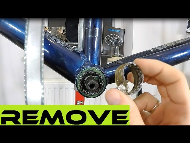 Removing a stuck bottom bracket. 