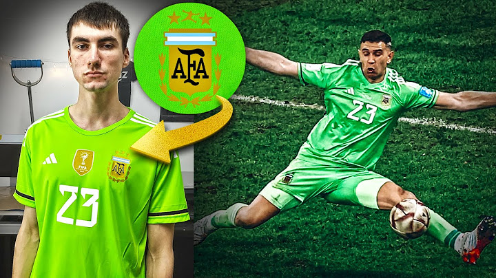 La CAMISETA del MEJOR ARQUERO del MUNDO | Camiseta del Dibu Martínez con 3 estrellas | Qatar 2022