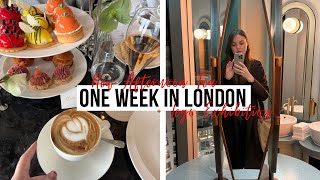 🥂AFTERNOON TEA in the clouds, trying ITALIAN food and new LEGO exhibition | Londoner